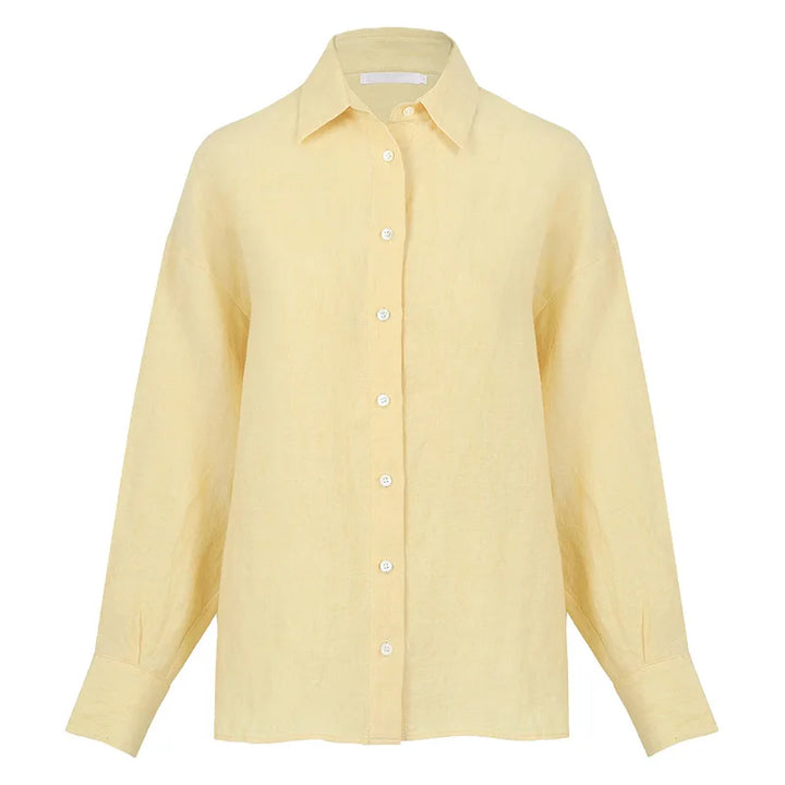 Luna | Women’s Longline Oversized Button Blouse