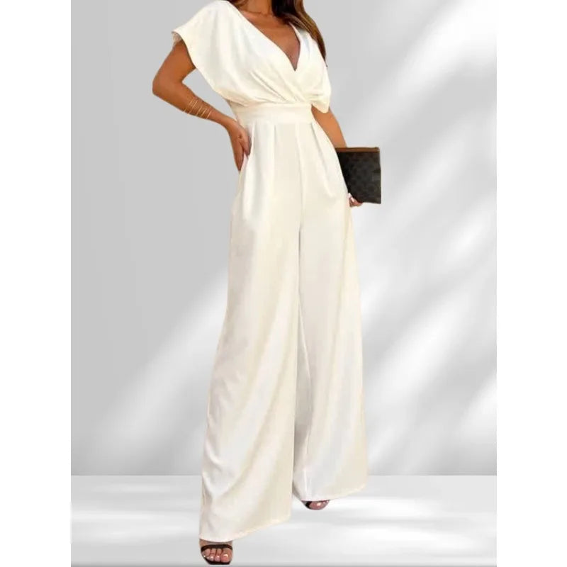 Remi | Women's Casual Sleeveless Wide Leg Jumpsuit Playsuit