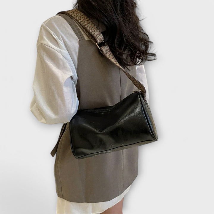 Wren | Women's Brown Leather Sling Bag