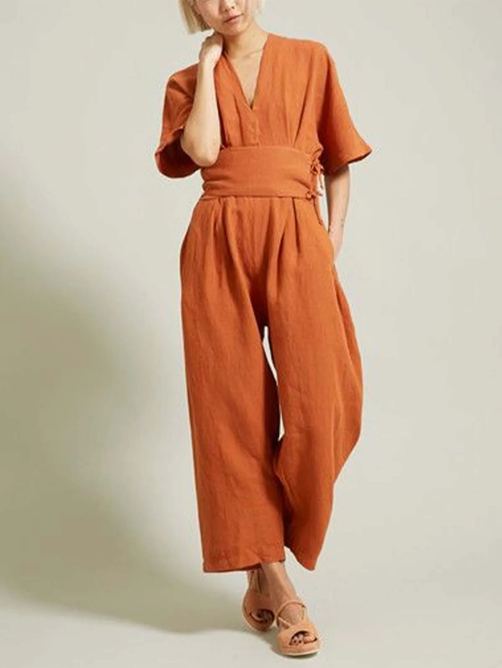 Remi | Women's Casual Cotton Summer Jumpsuit