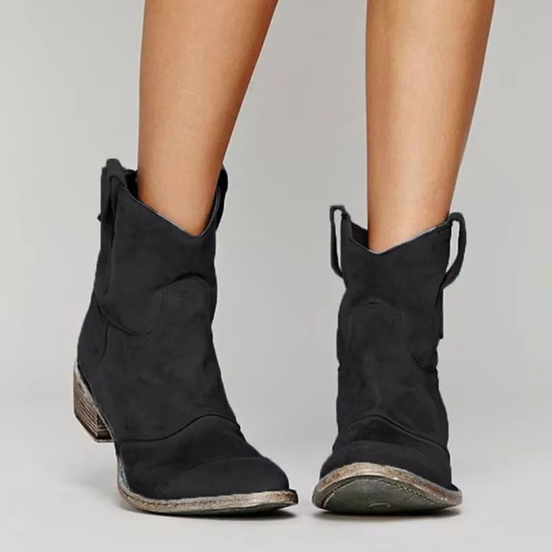 Aria | Women's Vintage Western Ankle Boots Casual