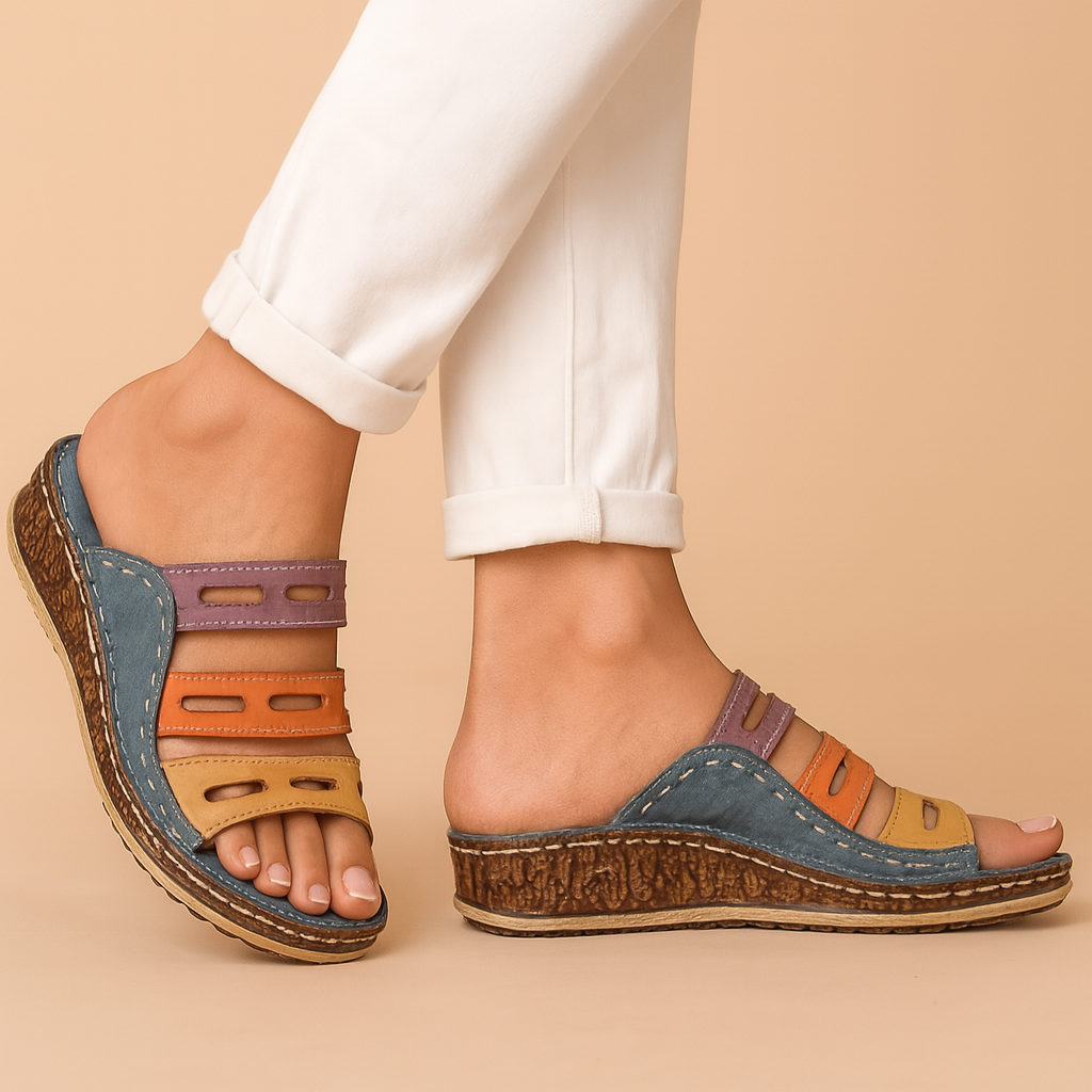 Sophia | Women’s Colorful Wedge Sandals