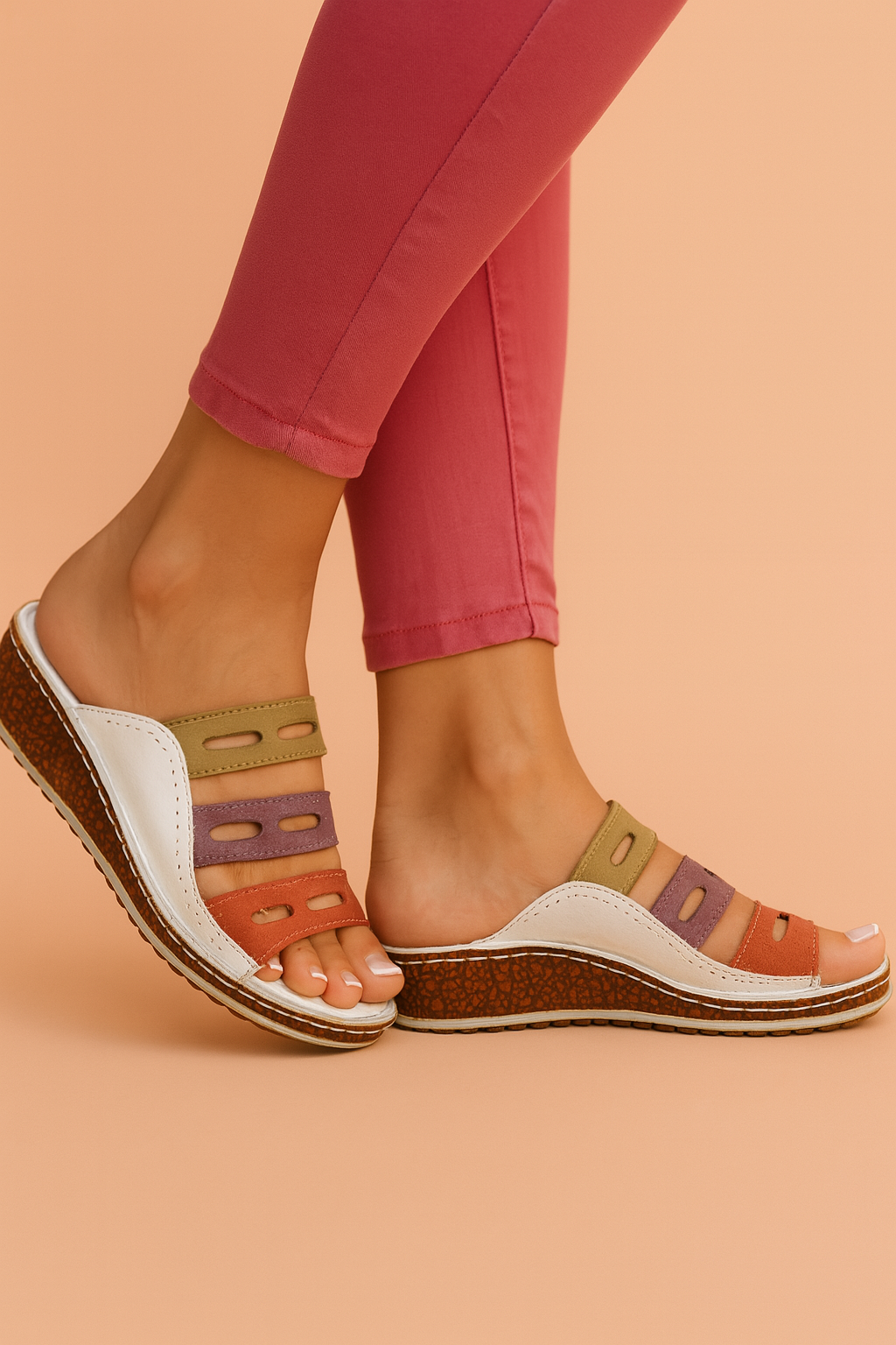 Sophia | Women’s Colorful Wedge Sandals