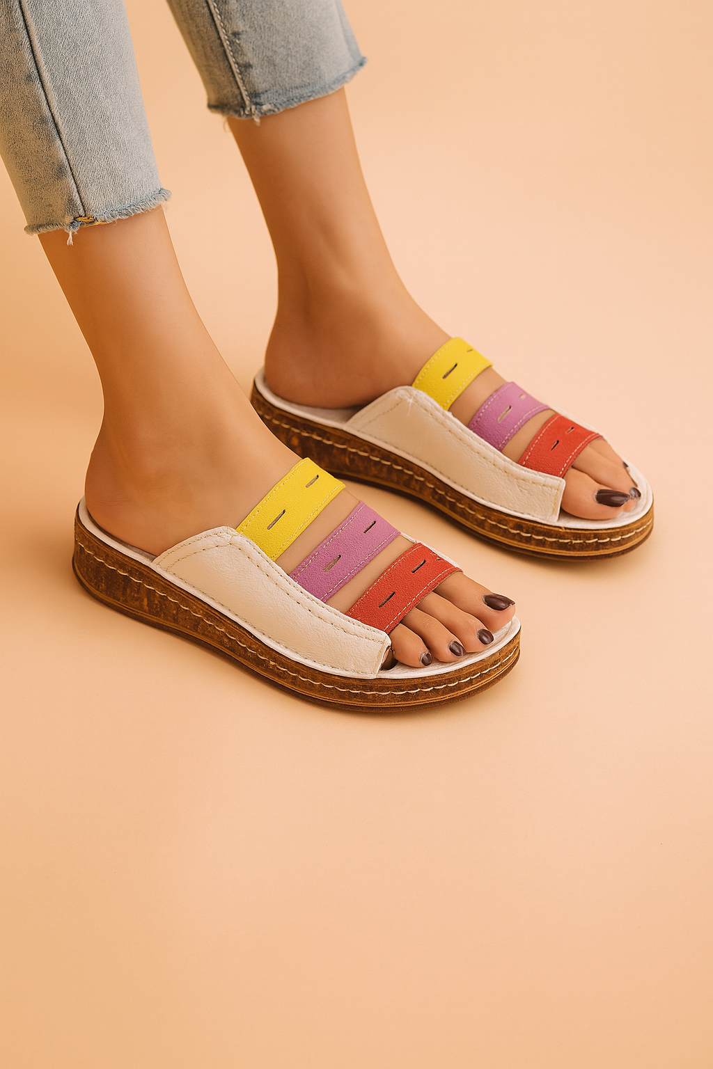 Sophia | Women’s Colorful Wedge Sandals
