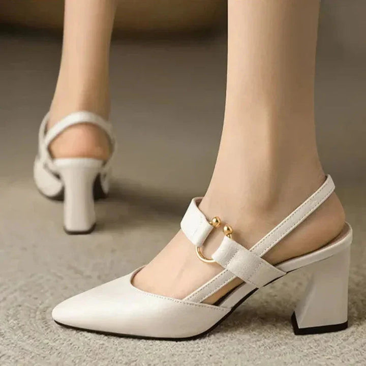Lira | Women’s Elegant Ergonomic Support Heel Sandals