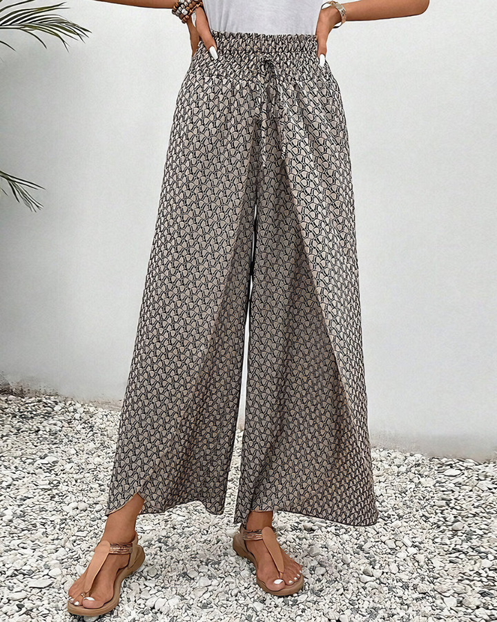 Priya | Women's High-Waist Wide-Leg Pants Casual