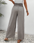 Priya | Women's High-Waist Wide-Leg Pants Casual