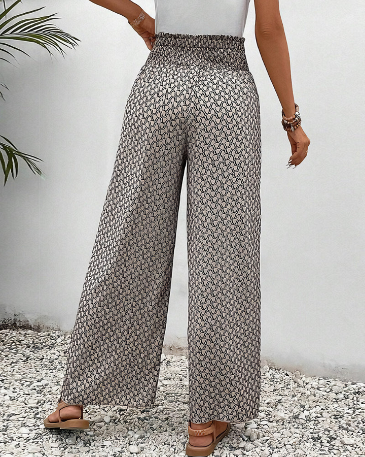 Priya | Women's High-Waist Wide-Leg Pants Casual