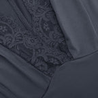 Priya | Women's V Neck Flared Leg Jumpsuit Elegant