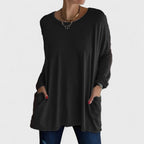 Remi | Women's Relaxed Fit Long Sleeve Top Casual