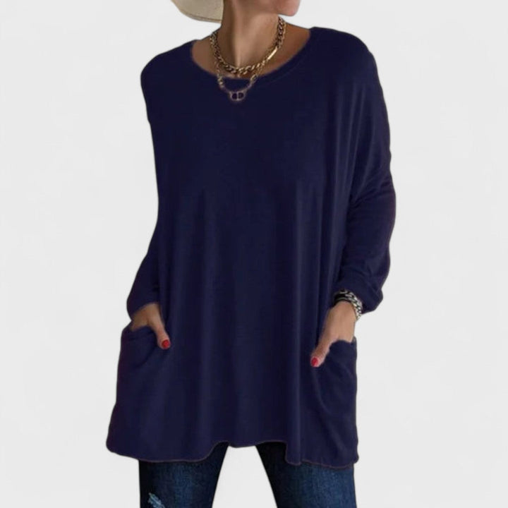 Remi | Women's Relaxed Fit Long Sleeve Top Casual