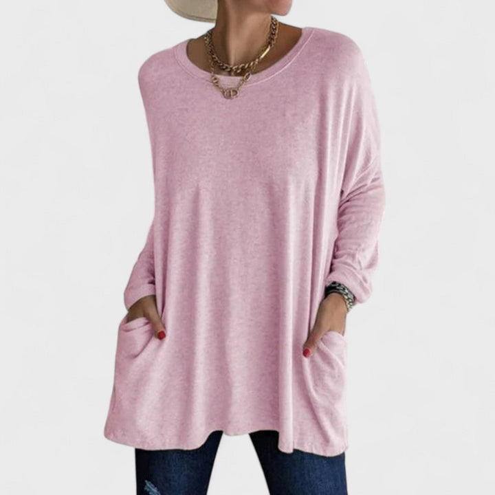 Remi | Women's Relaxed Fit Long Sleeve Top Casual