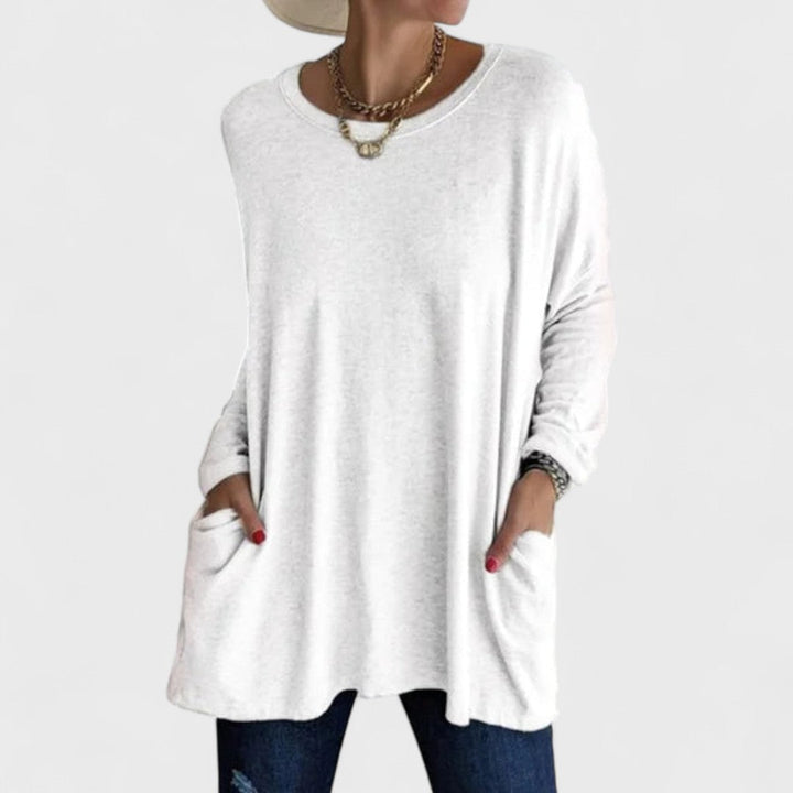 Remi | Women's Relaxed Fit Long Sleeve Top Casual