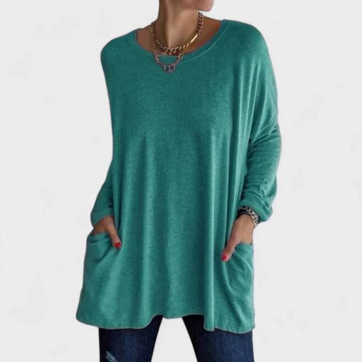 Remi | Women's Relaxed Fit Long Sleeve Top Casual