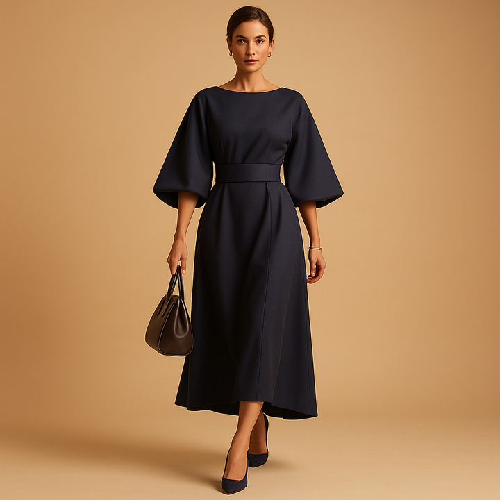 Sofia | Women's A-Line Midi Dress Elegant
