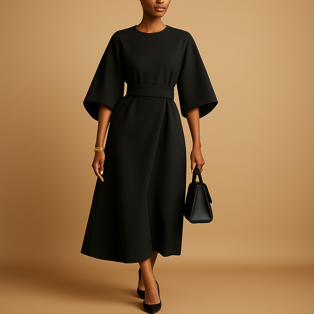 Sofia | Women's A-Line Midi Dress Elegant