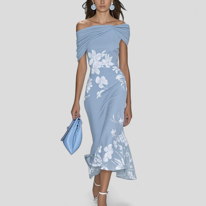 Sienna | Women's Elegant Floral Midi Dress