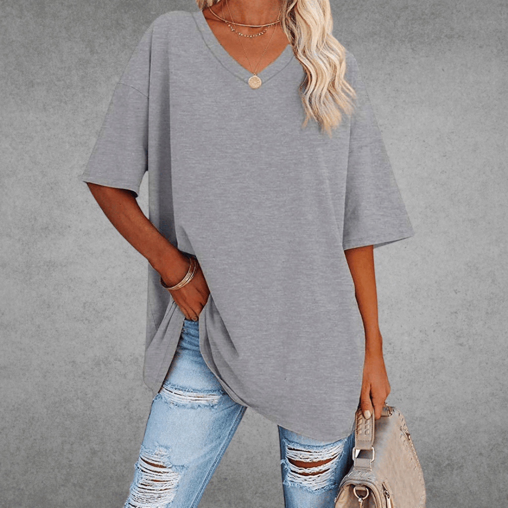 Veya | Women’s Casual Short Sleeve V-Neck Summer T-Shirt