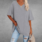 Veya | Women’s Casual Short Sleeve V-Neck Summer T-Shirt