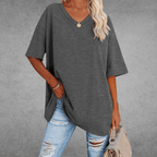 Veya | Women’s Casual Short Sleeve V-Neck Summer T-Shirt