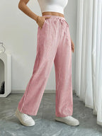 Sutton | Women's Striped Wide Leg Trousers