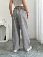 Sutton | Women's Striped Wide Leg Trousers