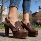 Sutton | Women's Platform Block Heel Slingbacks