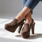 Sutton | Women's Platform Block Heel Slingbacks