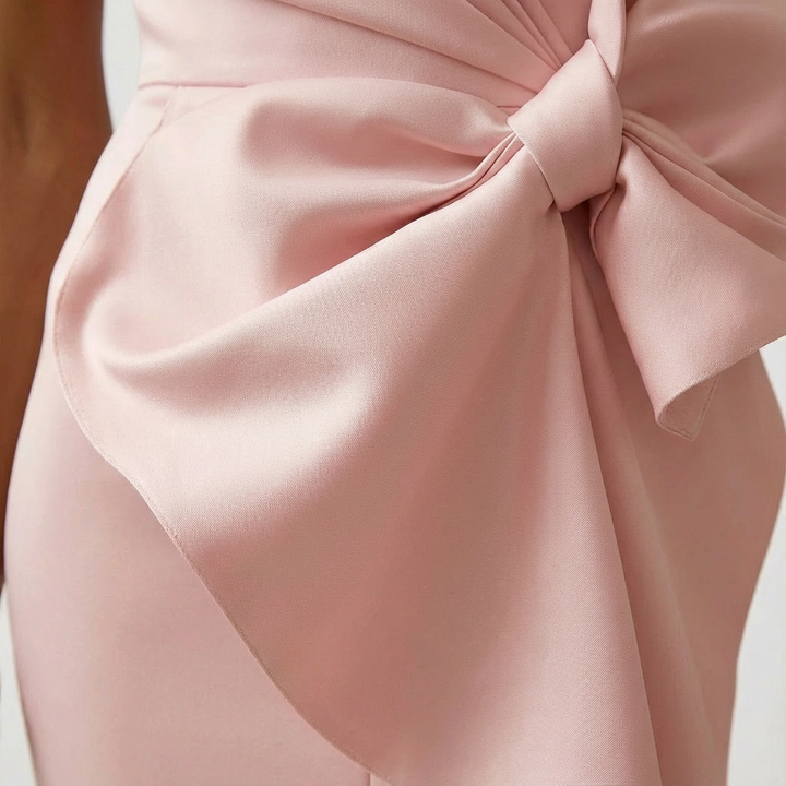 Seraph | Women’s Midi Mother Of Bride Dress Bow