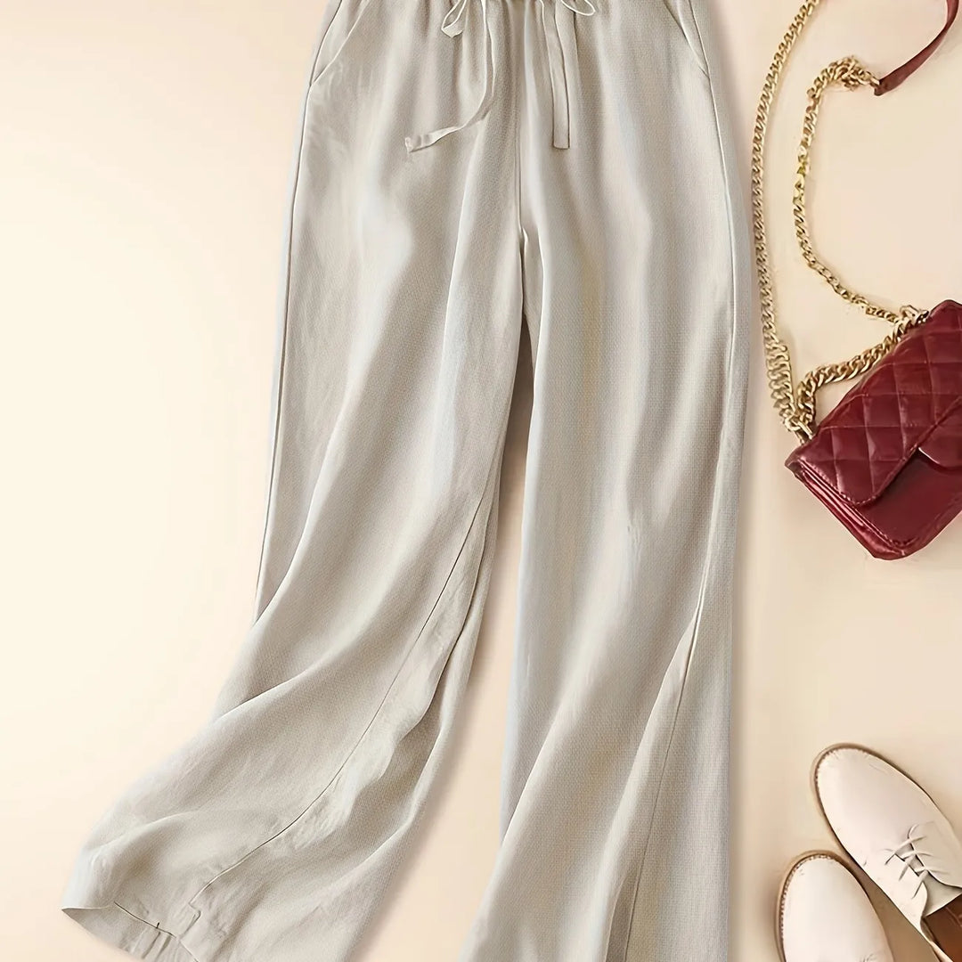 Zarelle | Women's Wide Leg Drawstring Pants Casual