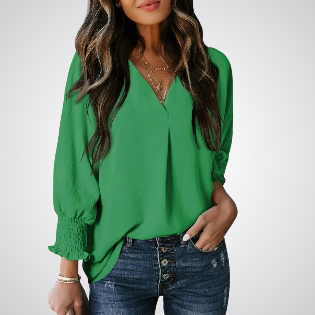 Lennox | Women’s V-Neck Tunic Blouse