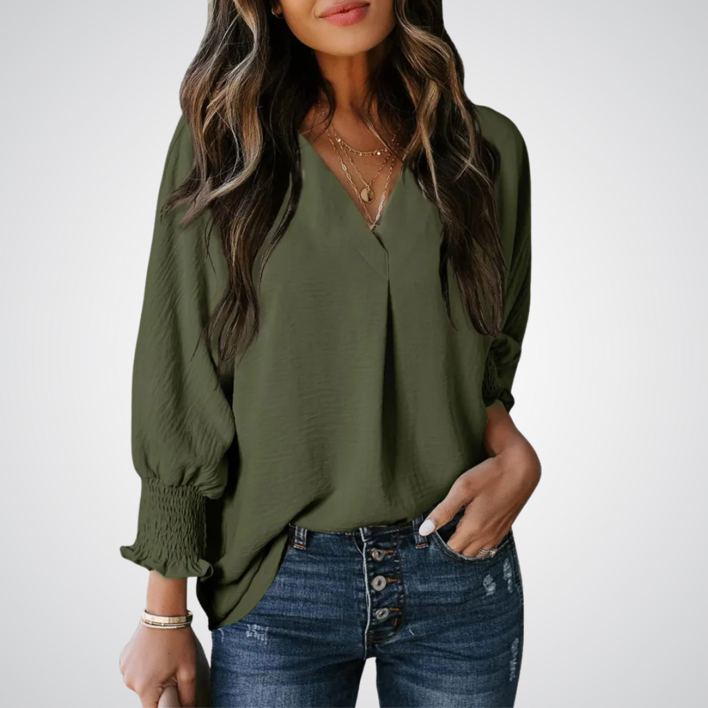 Lennox | Women’s V-Neck Tunic Blouse