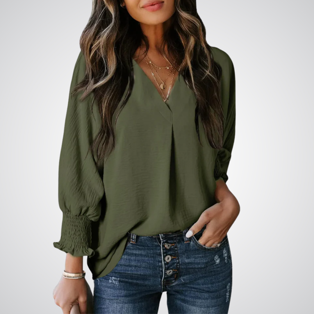 Lennox | Women’s V-Neck Tunic Blouse