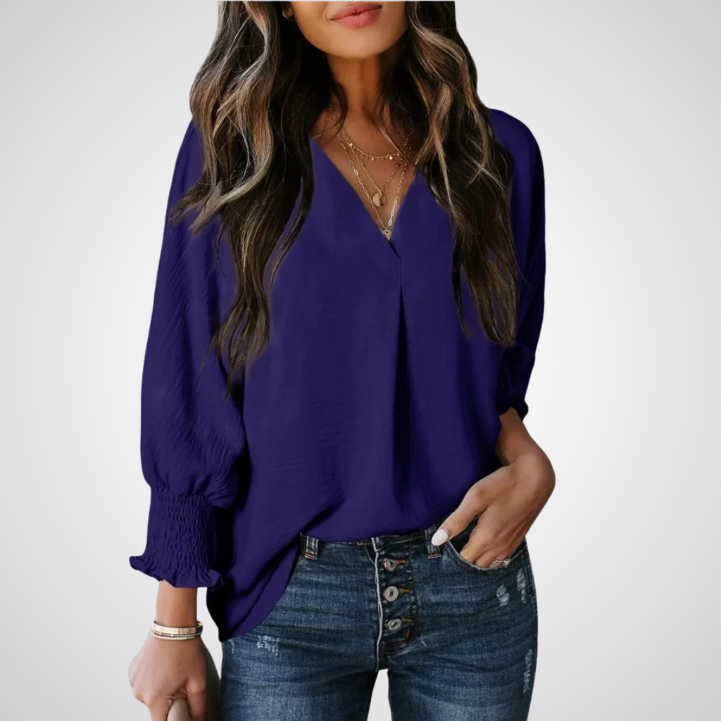 Lennox | Women’s V-Neck Tunic Blouse