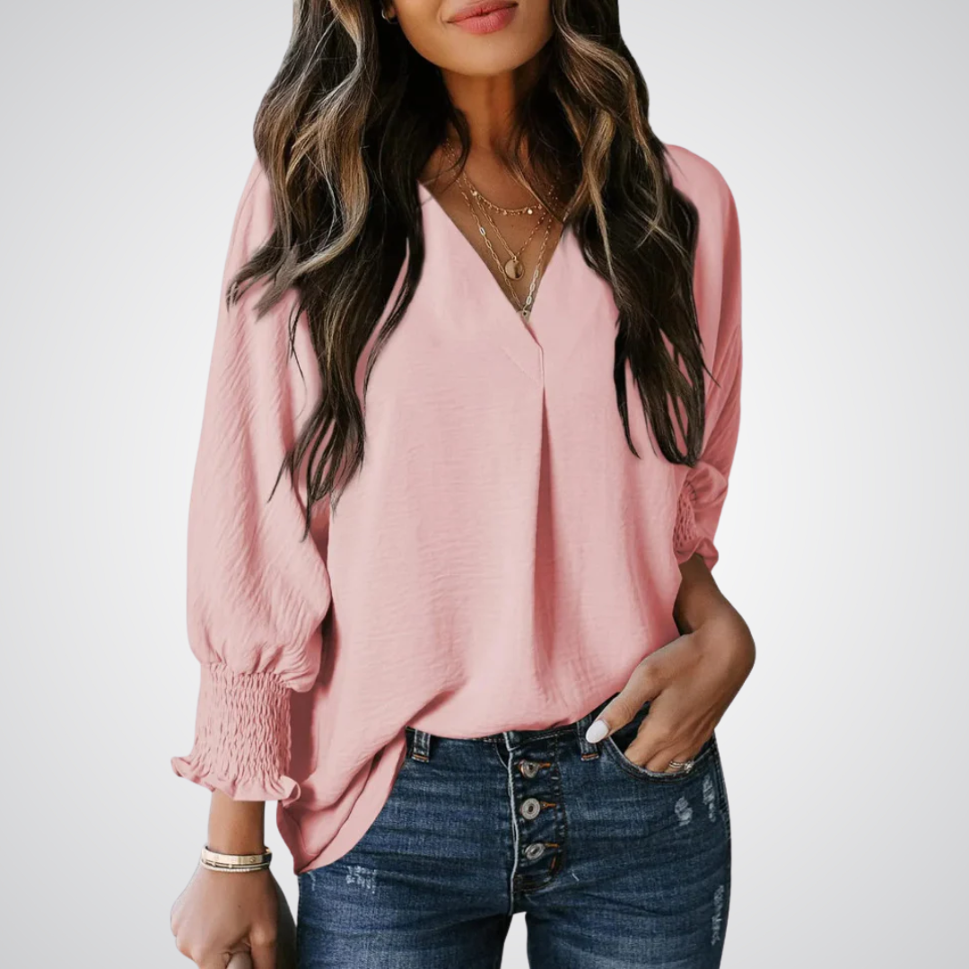 Lennox | Women’s V-Neck Tunic Blouse