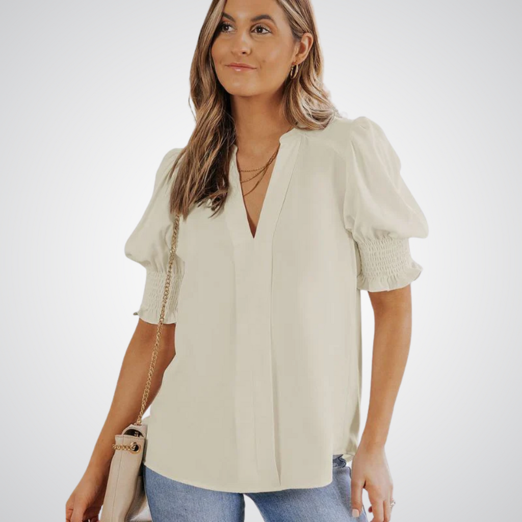 Zirelle | Women's V-Neck Blouse Chic