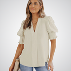 Zirelle | Women's V-Neck Blouse Chic