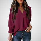 Lennox | Women’s V-Neck Tunic Blouse
