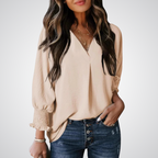 Lennox | Women’s V-Neck Tunic Blouse
