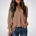 Lennox | Women’s V-Neck Tunic Blouse