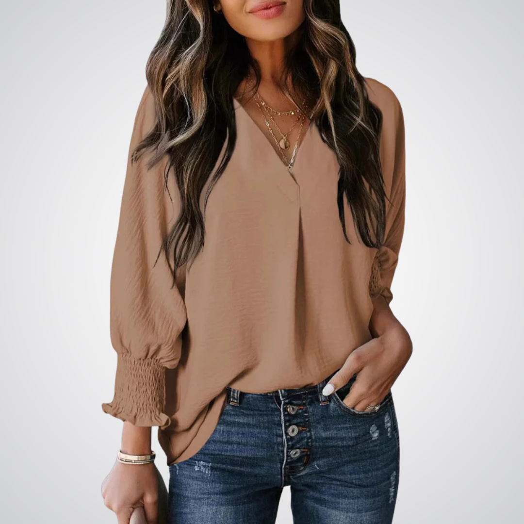Lennox | Women’s V-Neck Tunic Blouse