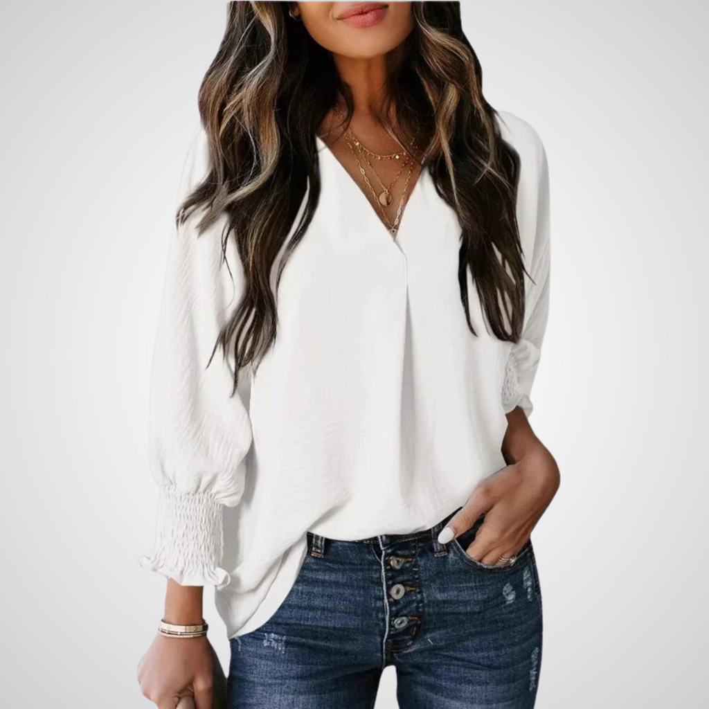 Lennox | Women’s V-Neck Tunic Blouse