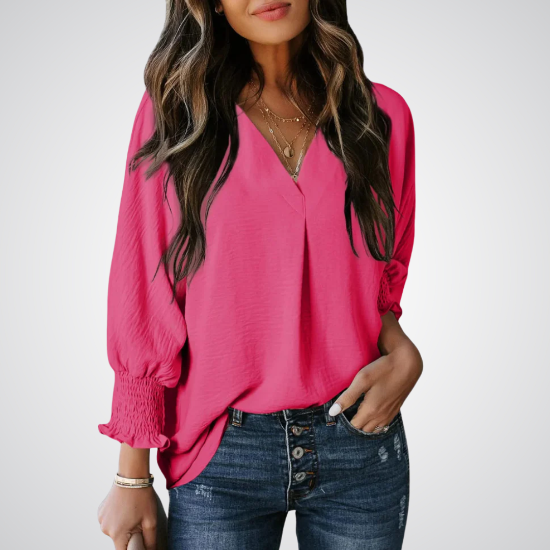 Lennox | Women’s V-Neck Tunic Blouse