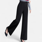 Sutton | Women's High-Waist Wide-Leg Trousers Casual