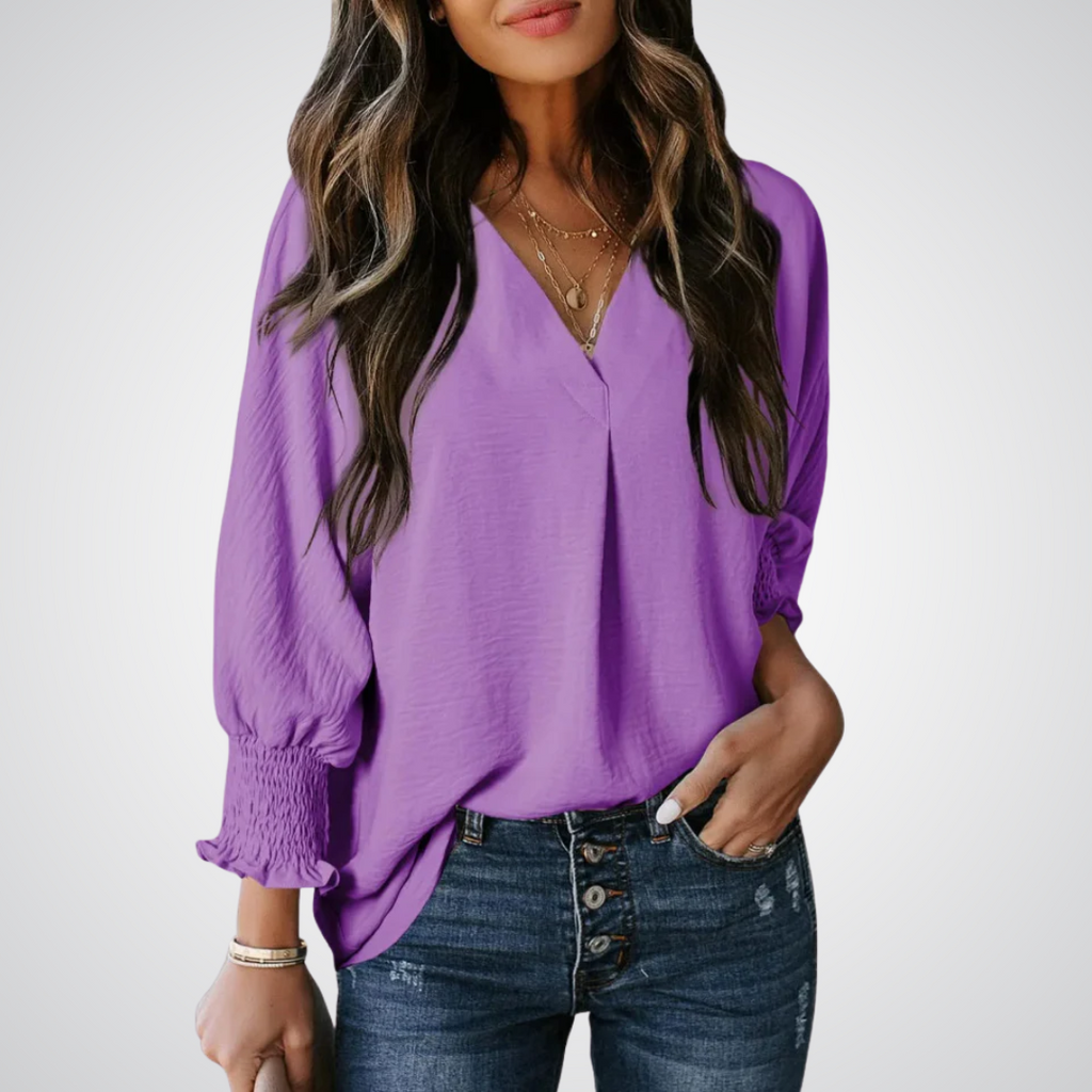 Lennox | Women’s V-Neck Tunic Blouse