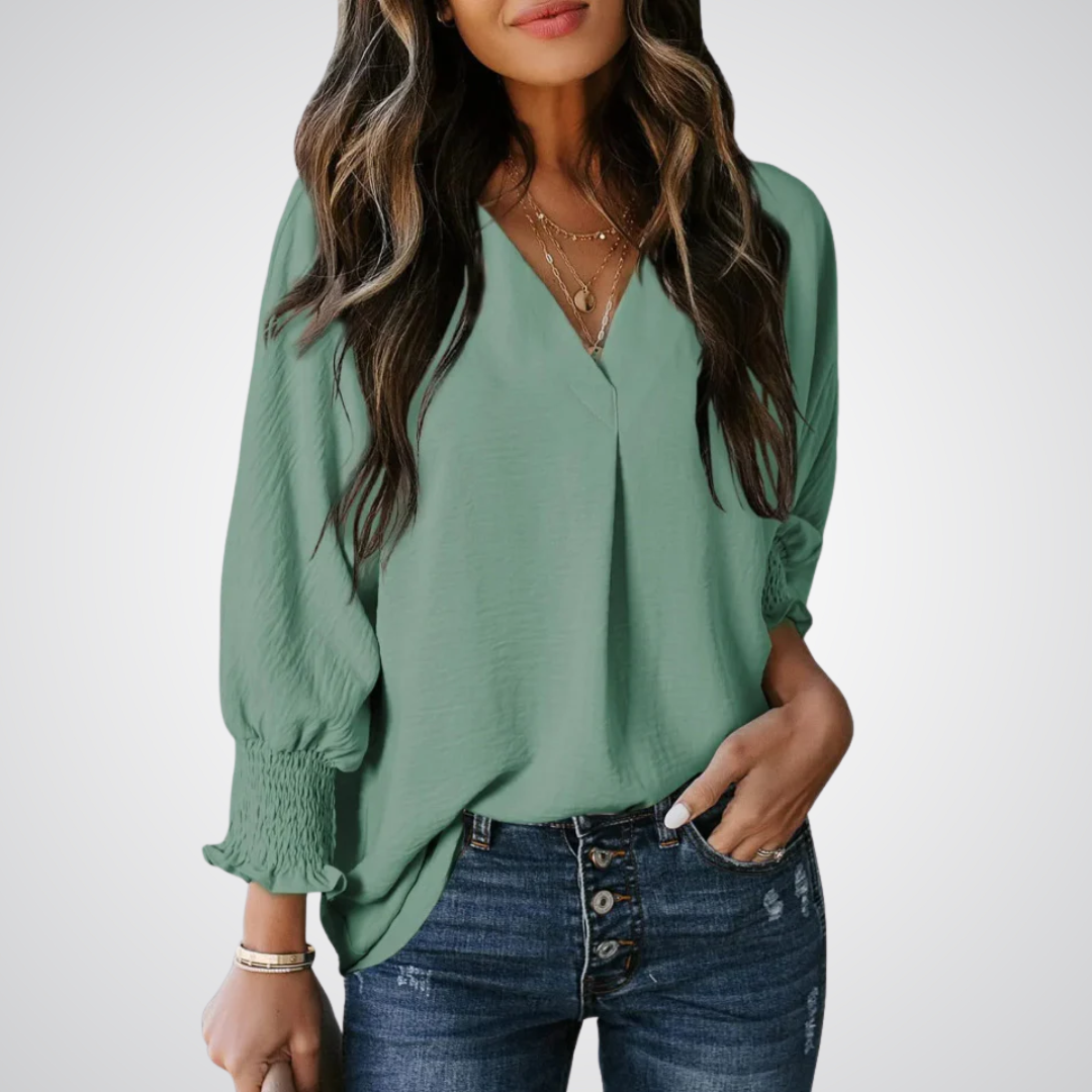 Lennox | Women’s V-Neck Tunic Blouse