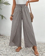 Aurelia | Women’s Wide Leg Printed Trousers Chic