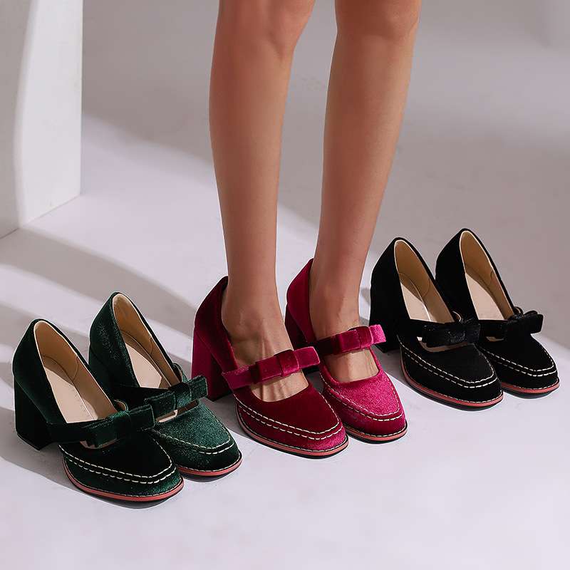 Jolene | Women's Mary Jane Bow Pumps