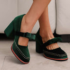 Jolene | Women's Mary Jane Bow Pumps