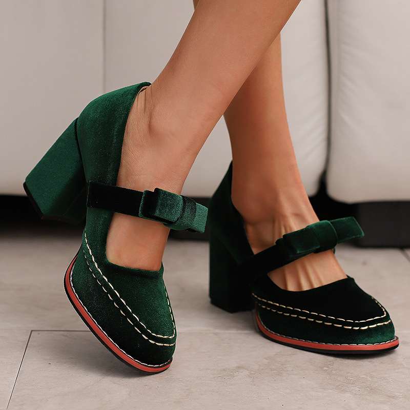 Jolene | Women's Mary Jane Bow Pumps
